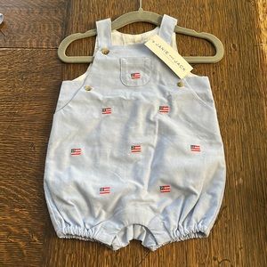 Janie and Jack flag sunsuit romper